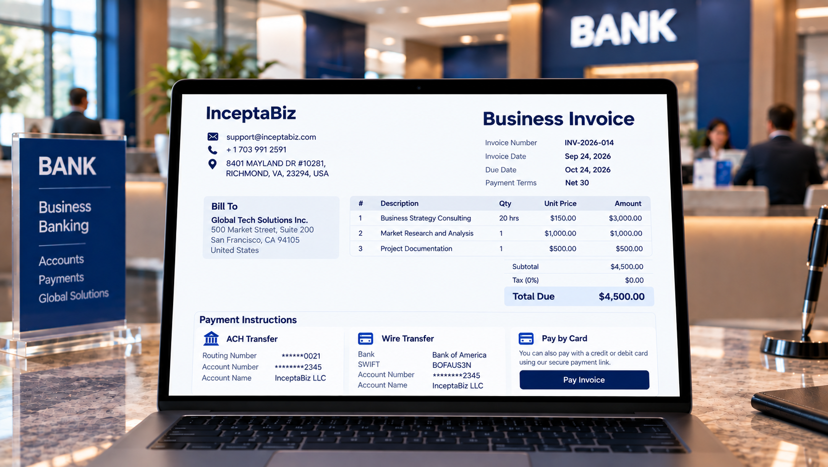 Business Invoice